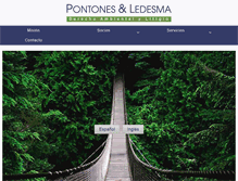 Tablet Screenshot of pontonesyledesma.com